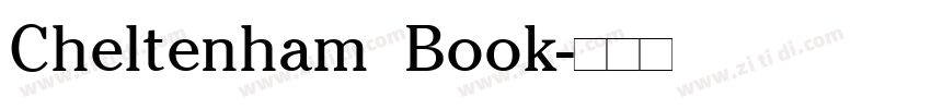 Cheltenham  Book字体转换